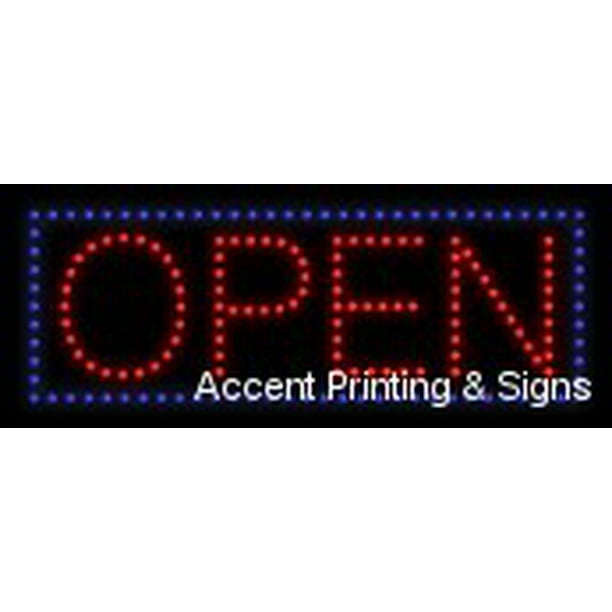 Open LED Sign High Impact, Energy Efficient, Economically Priced Open LED Sign High Impact, Energy Efficient, Economically Priced